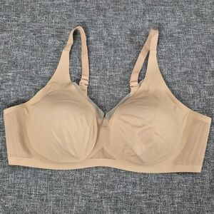Honeylove Silhouette Bra Tan Nude Wireless Seamless Mesh Style BRBR00018 44C/D